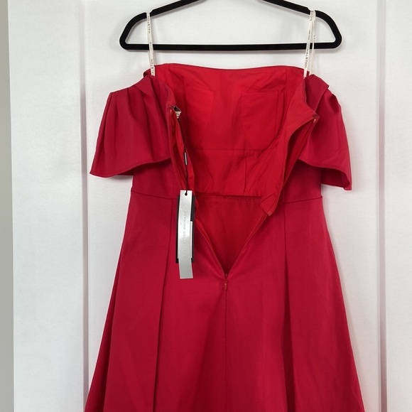 Silk Blend A-Line Cocktail Dress built in Corset with Boning - Picture 9 of 14